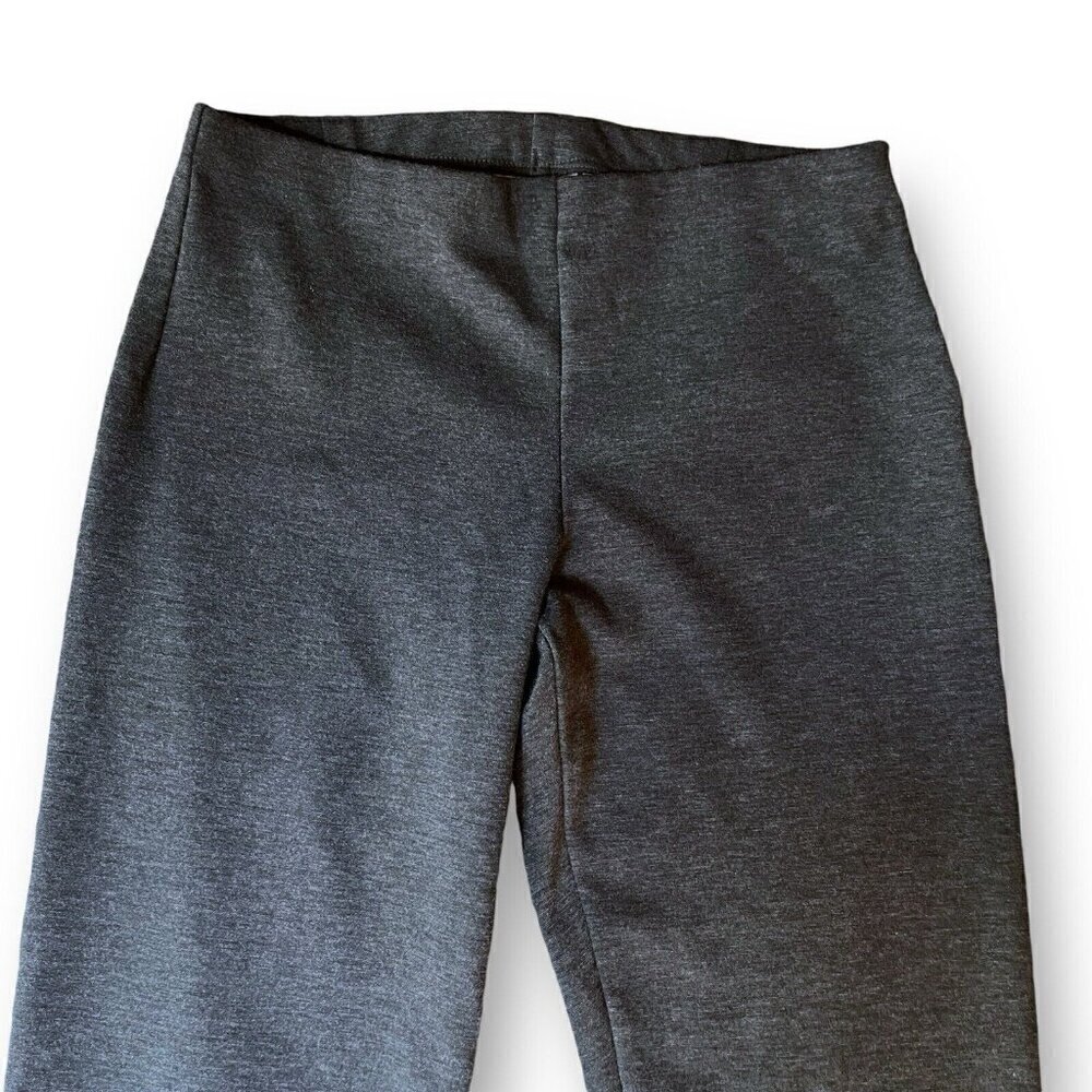 Habitat Womens Pant Sz Small Charcoal Gray Ponte Knit Pull On Ankle Straight Leg - Picture 4 of 7